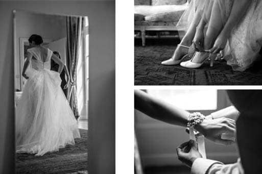 triptyque Des détails sur les préparatifs