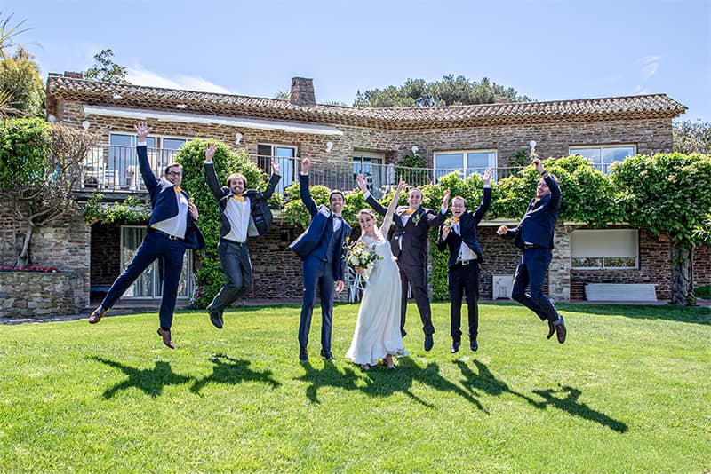 Une photo de groupe originale.