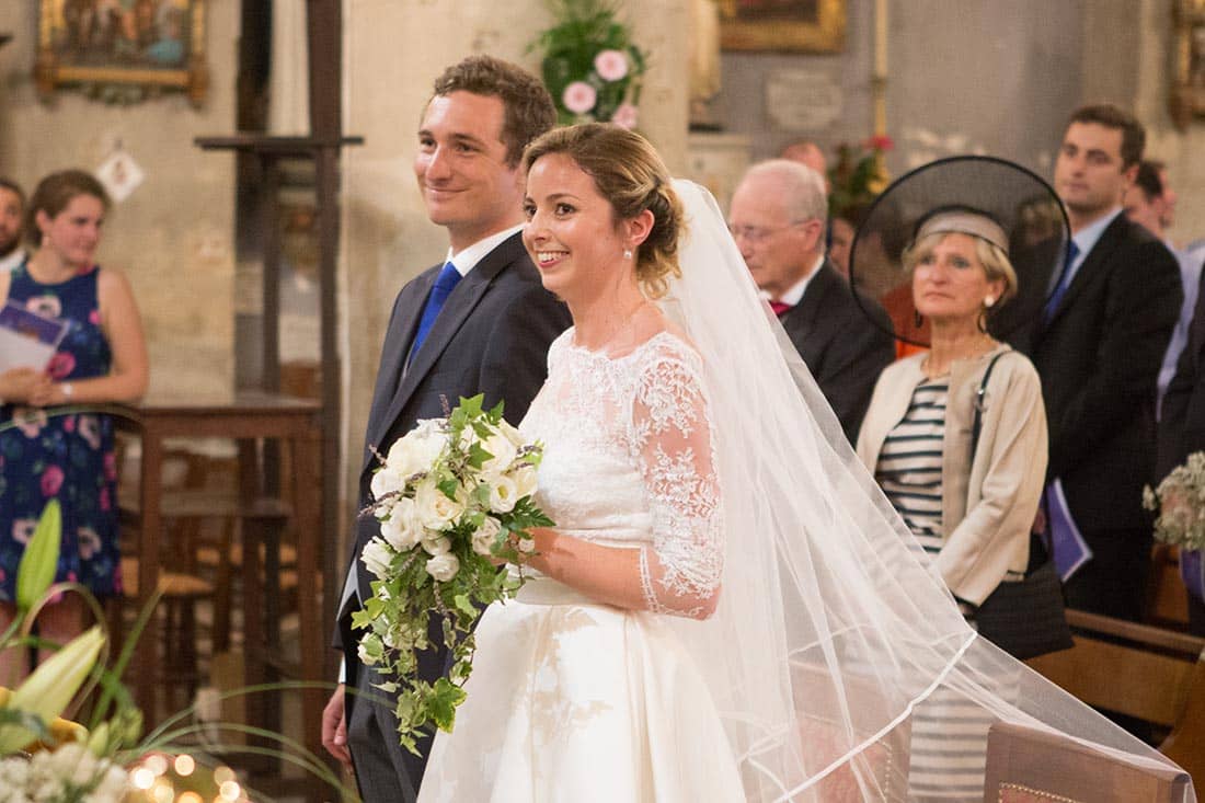 arrivée-devant-hotel Laure et Geoffroy devant l'hôtel