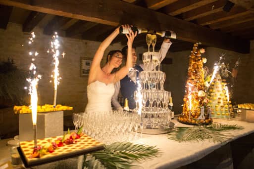 découpe La découpe du gâteau