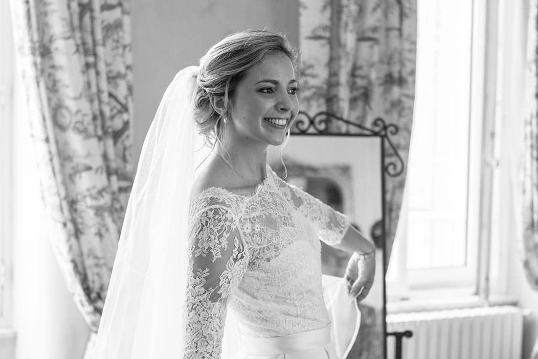 portrait-sourire La mariée avec ses amies