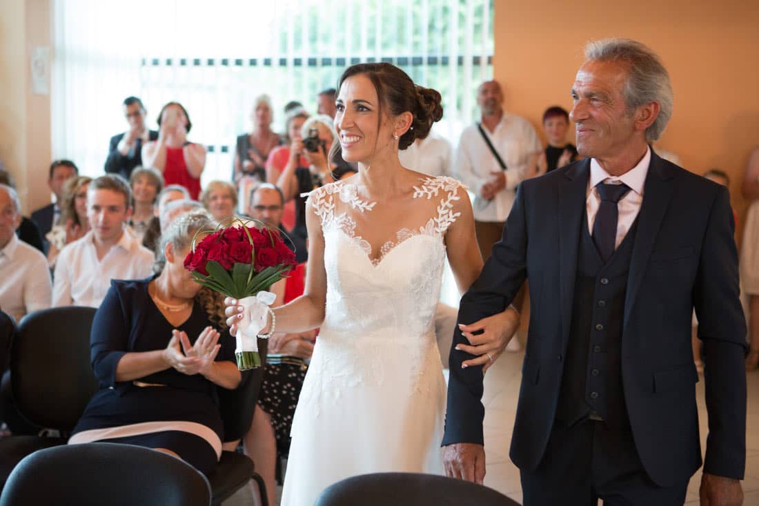 Belle émotion en entrant dans la mairie