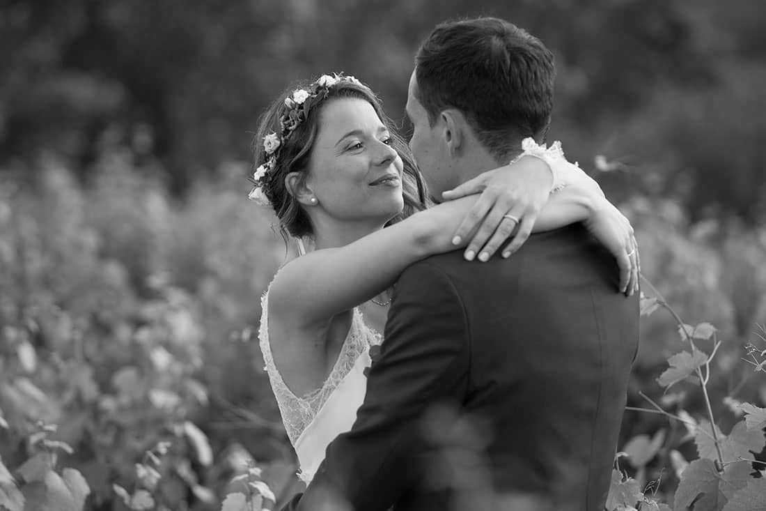 Une photo dans les vignes