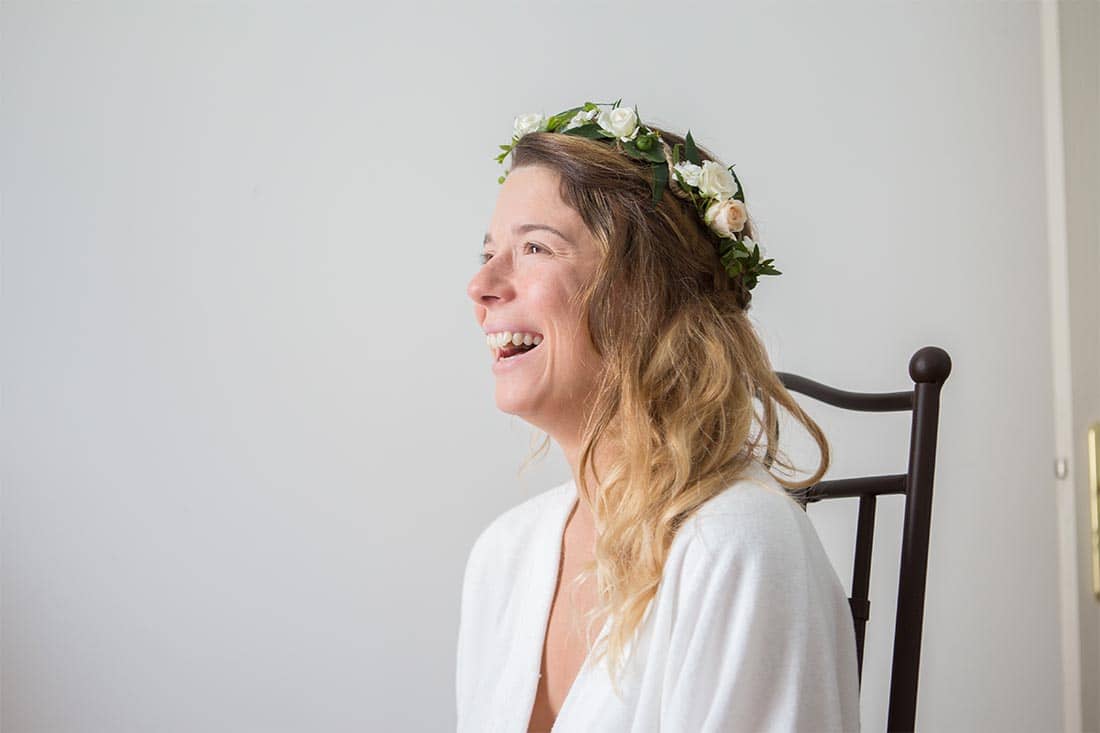 photo couronne de fleurs