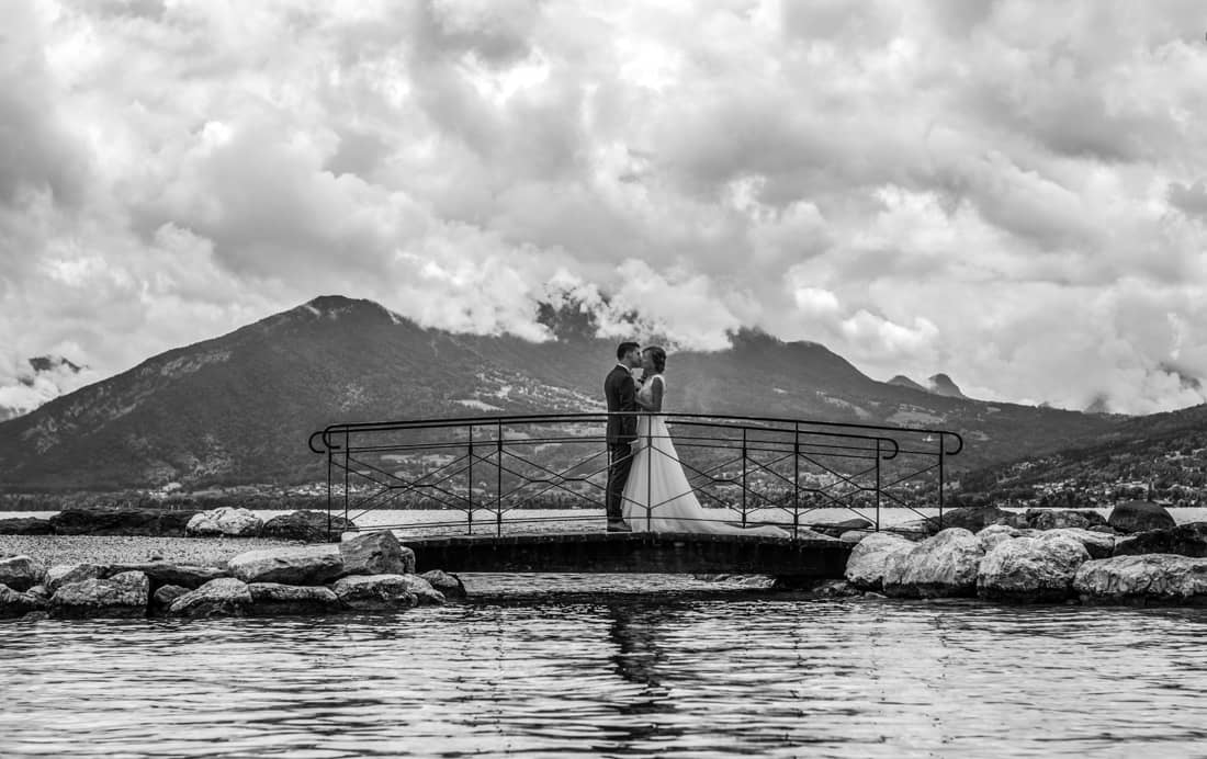 Les mariés sur le pont