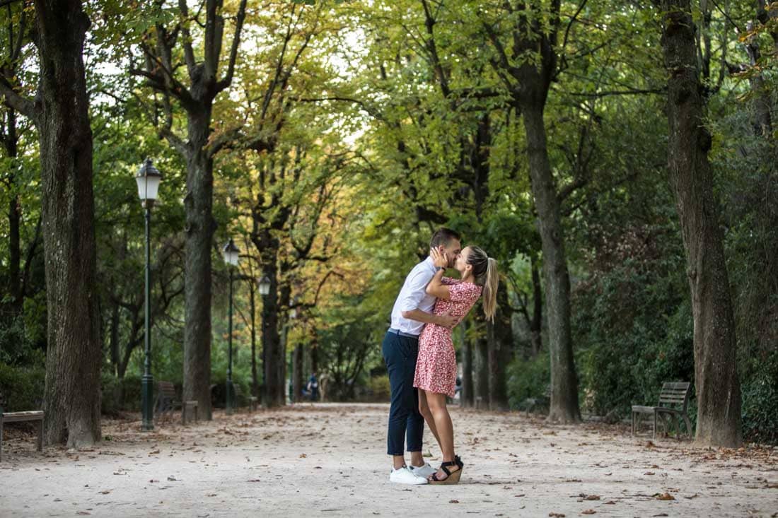 Perspective des arbres