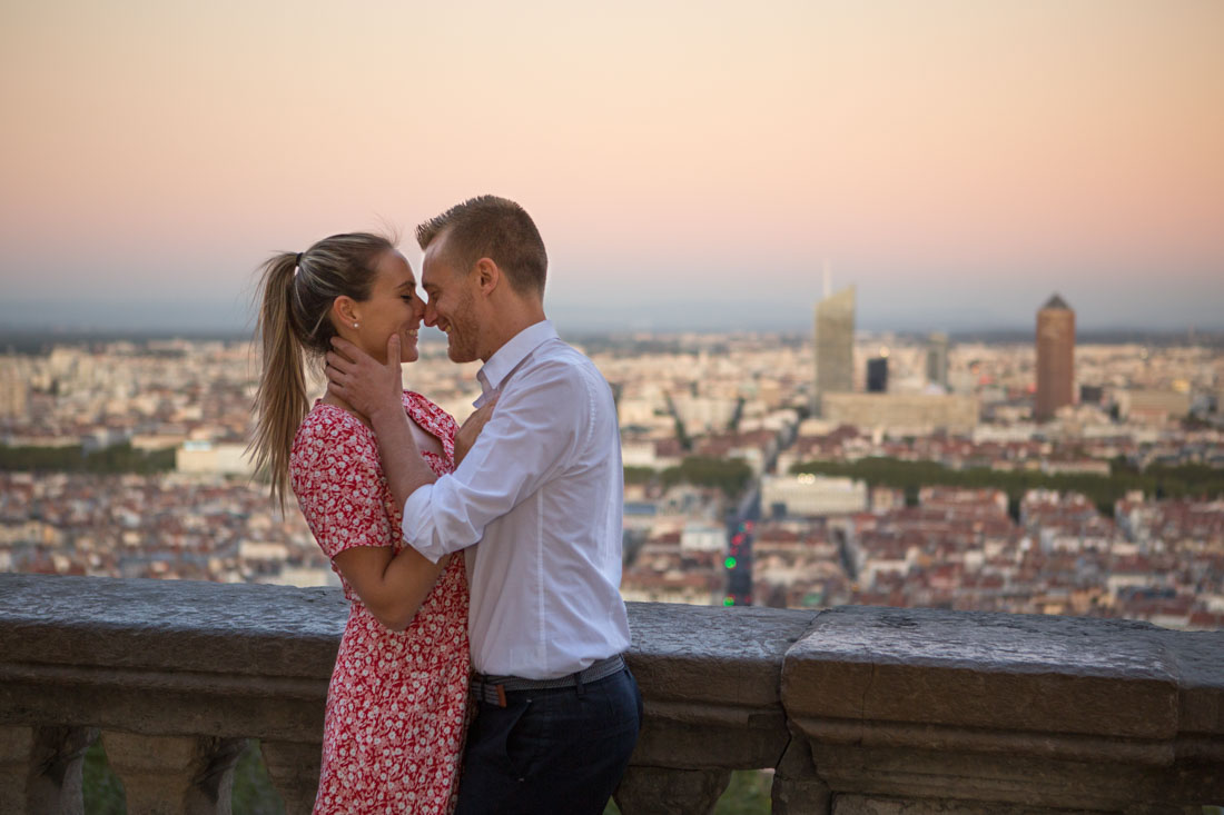 Un panorama de la ville de Lyon